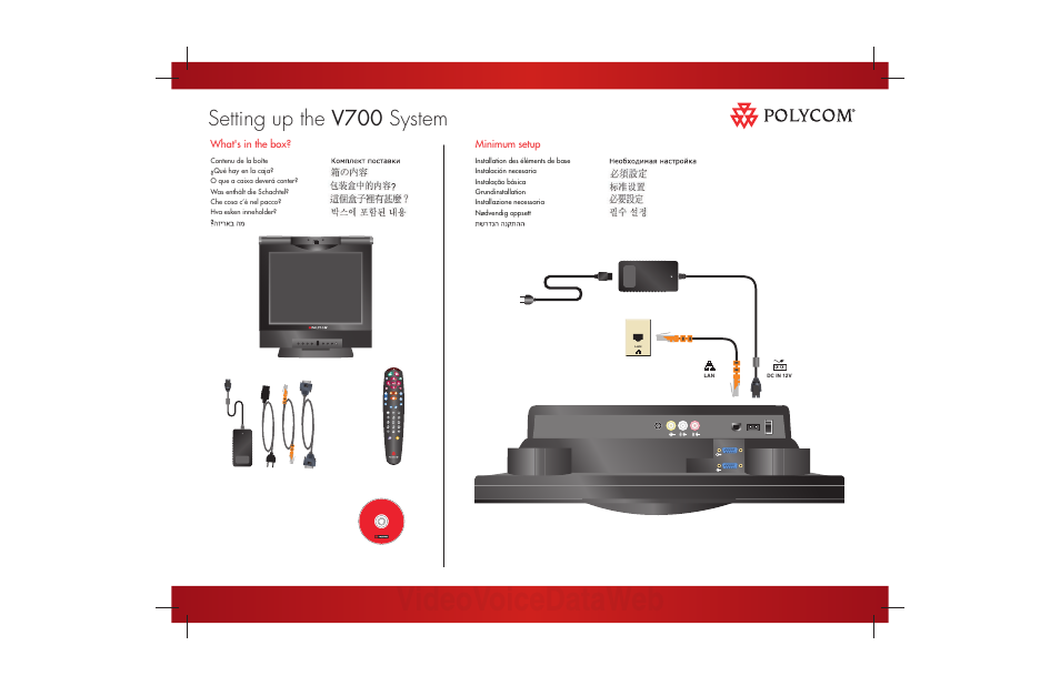 Polycom V700 User Manual | 2 pages