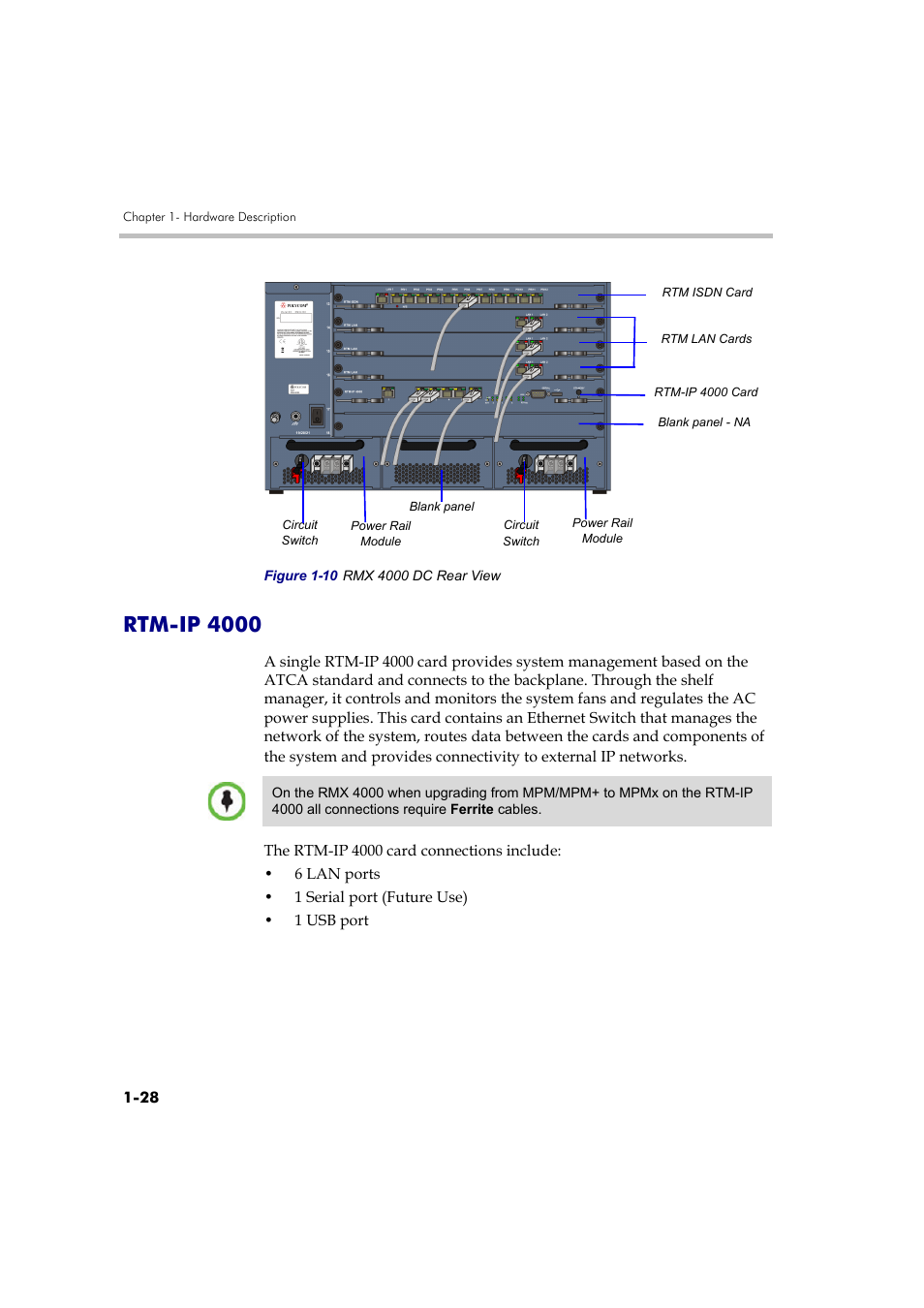 Rtm-ip 4000, Rtm-ip 4000 -28 | Polycom DOC2559B User Manual | Page 34 / 65