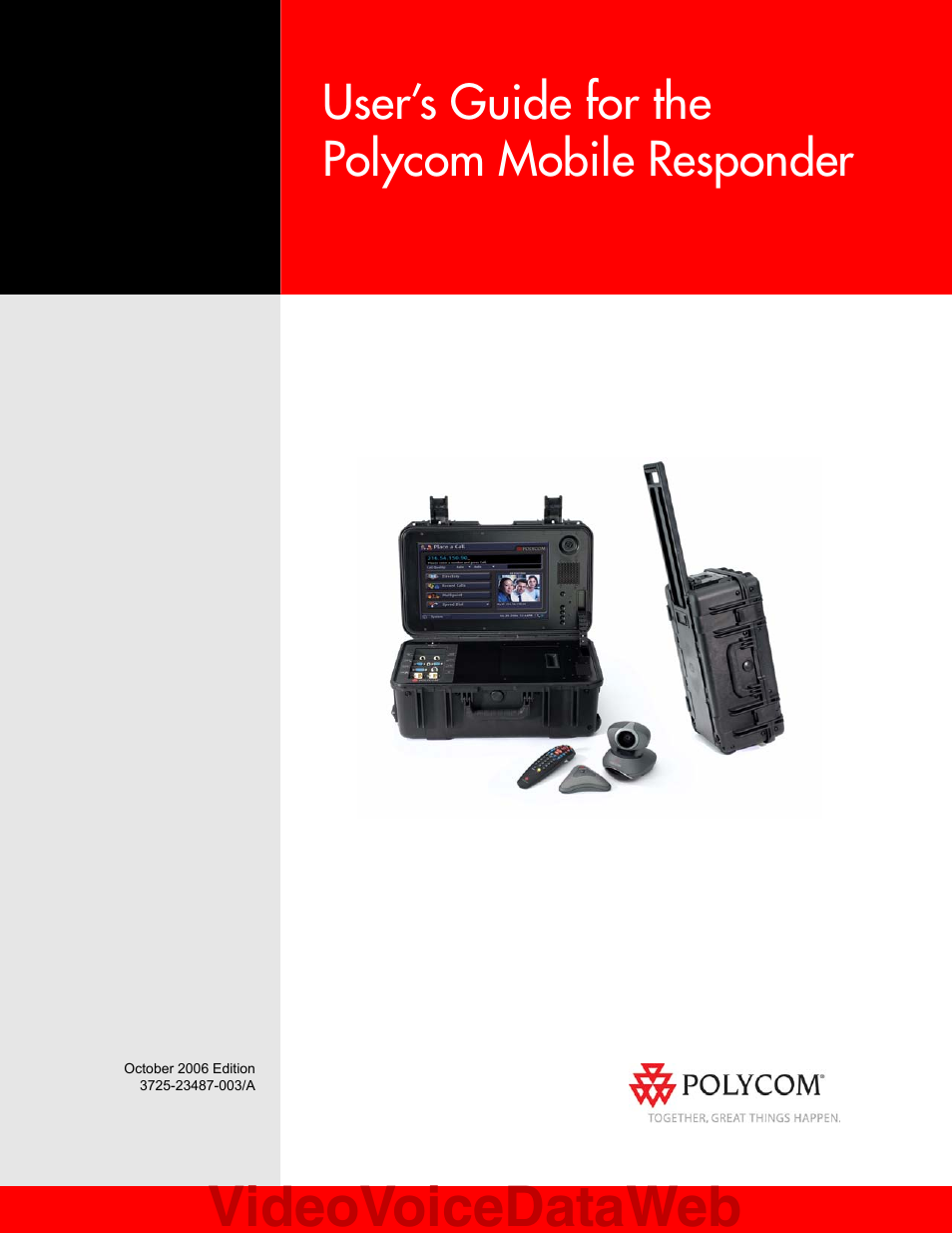 Polycom MOBILE RESPONDER 3725-23487-003/A User Manual | 39 pages