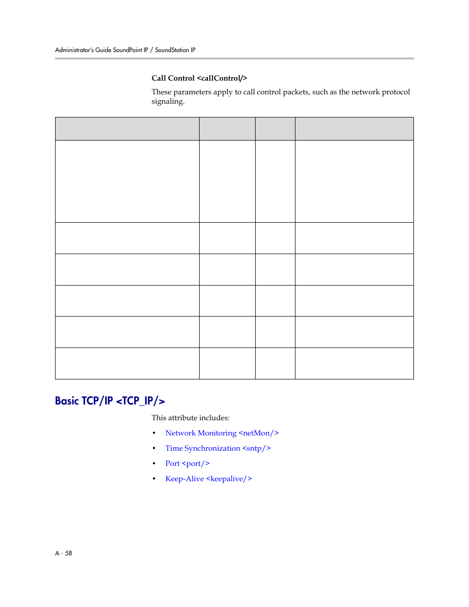 Basic tcp/ip <tcp_ip | Polycom SoundPoint IP 601 User Manual | Page 212 / 373