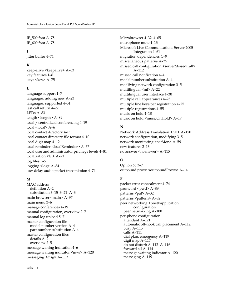 Polycom SoundPoint IP 601 User Manual | Page 330 / 373