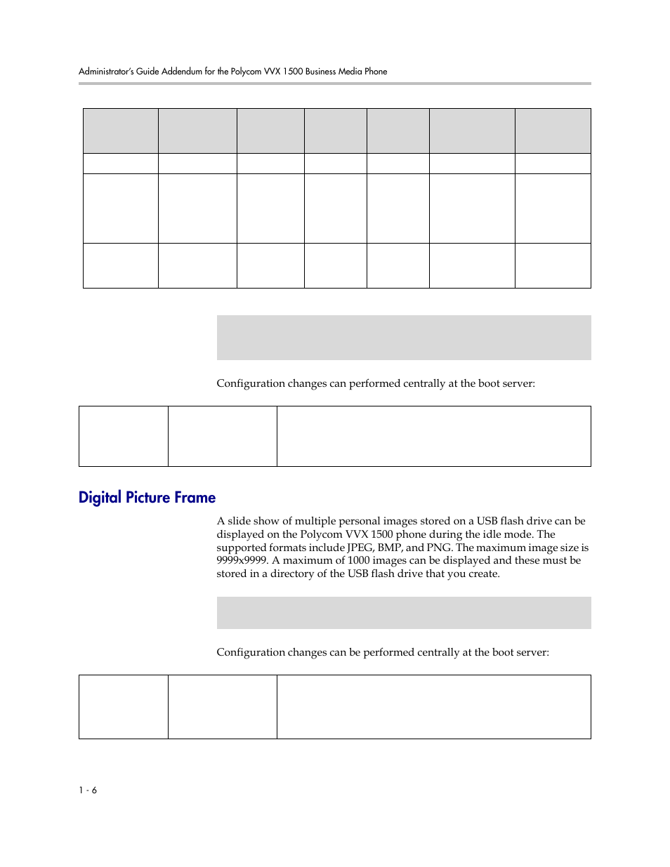 Digital picture frame | Polycom SoundPoint IP 601 User Manual | Page 353 / 373