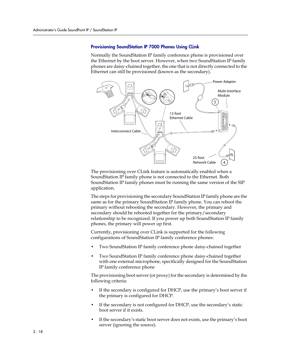 Provisioning soundstation ip 7000 phones, Using clink | Polycom SoundPoint IP 601 User Manual | Page 50 / 373