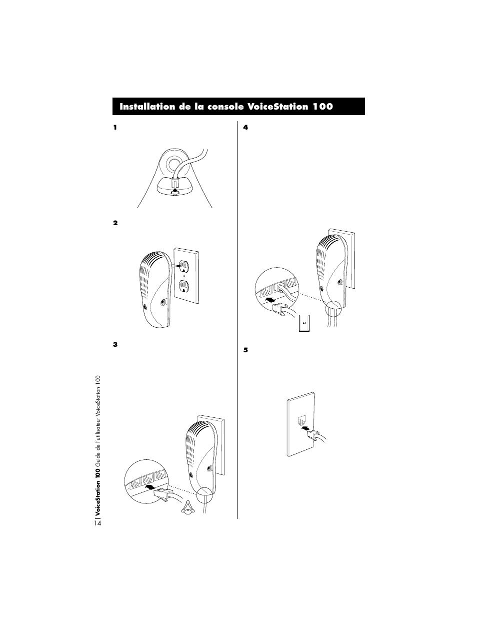 Installation de la console voicestation 100 | Polycom VoiceStation 100 User Manual | Page 18 / 41