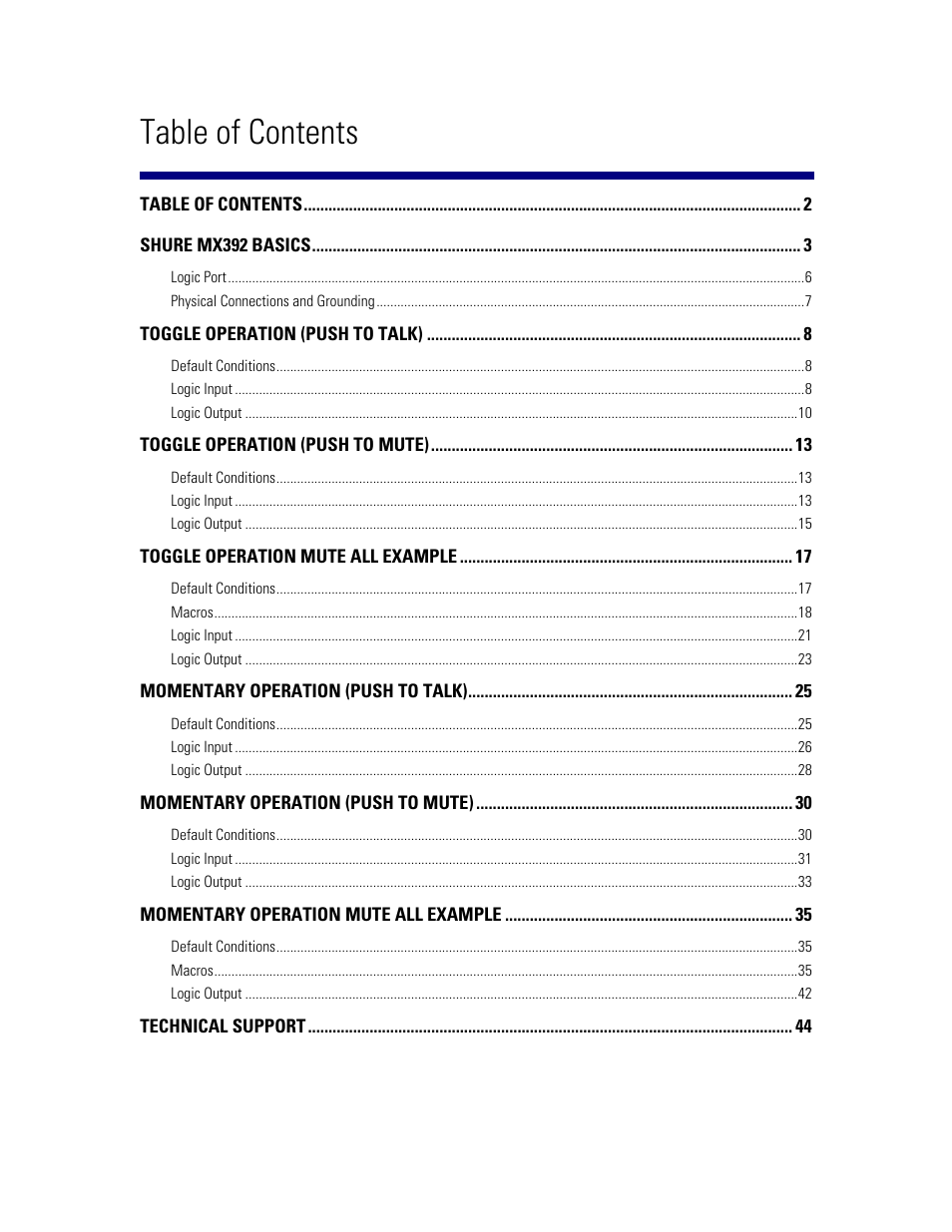 Polycom MX392 User Manual | Page 2 / 44