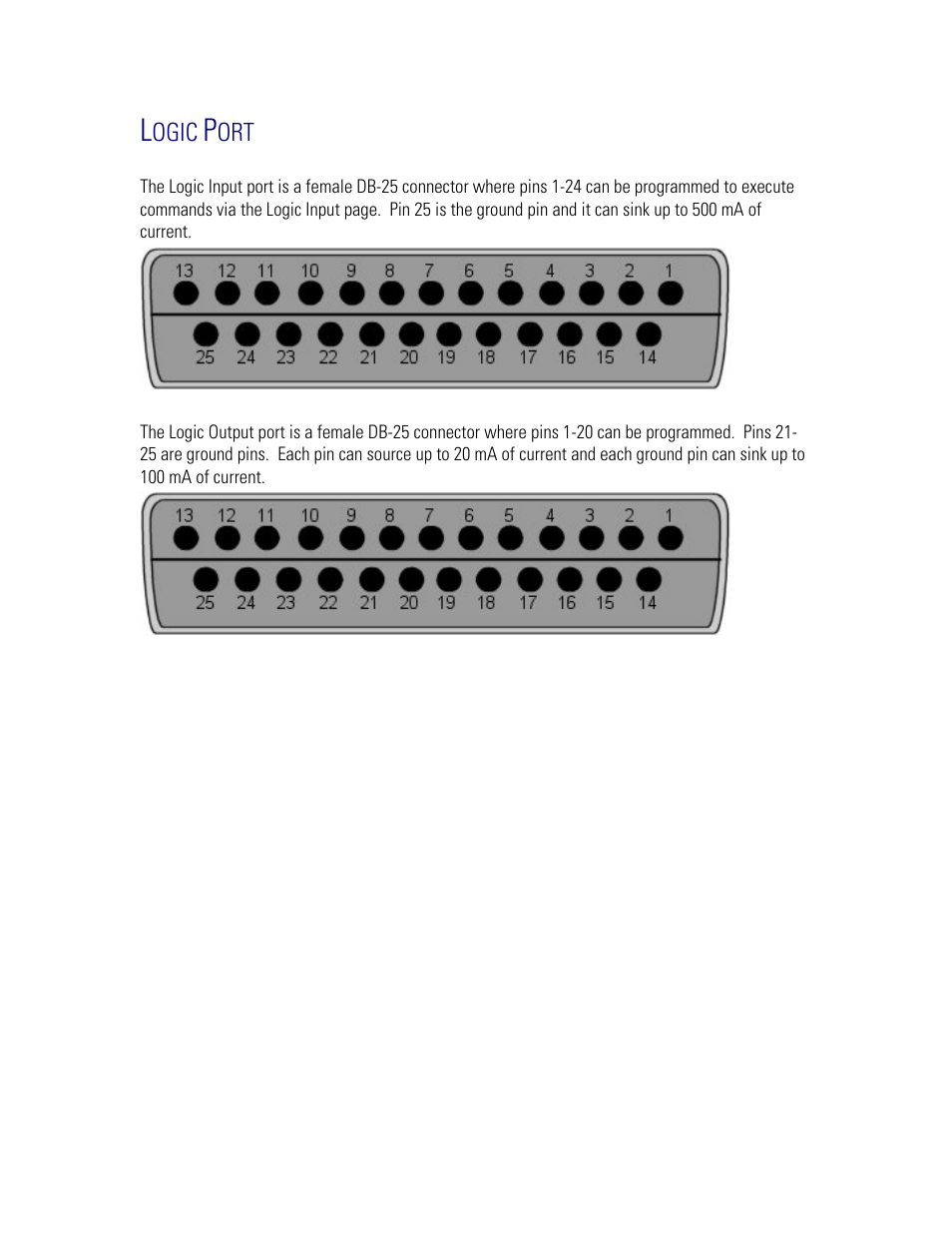 Logic port | Polycom MX392 User Manual | Page 6 / 44