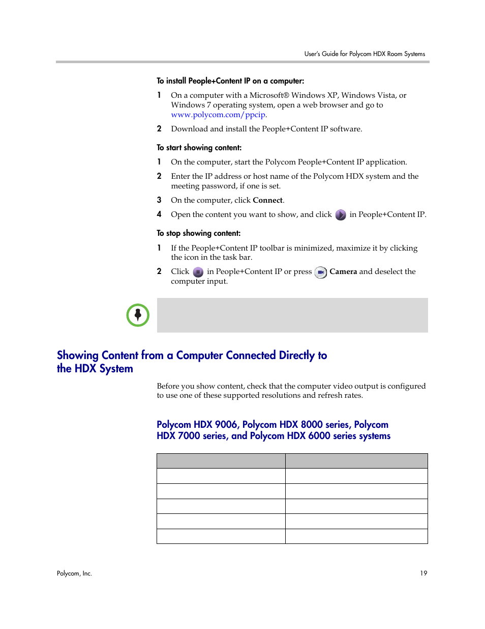 The hdx system, Polycom hdx 9006, polycom hdx 8000 series, polycom | Polycom HDX User Manual | Page 23 / 49