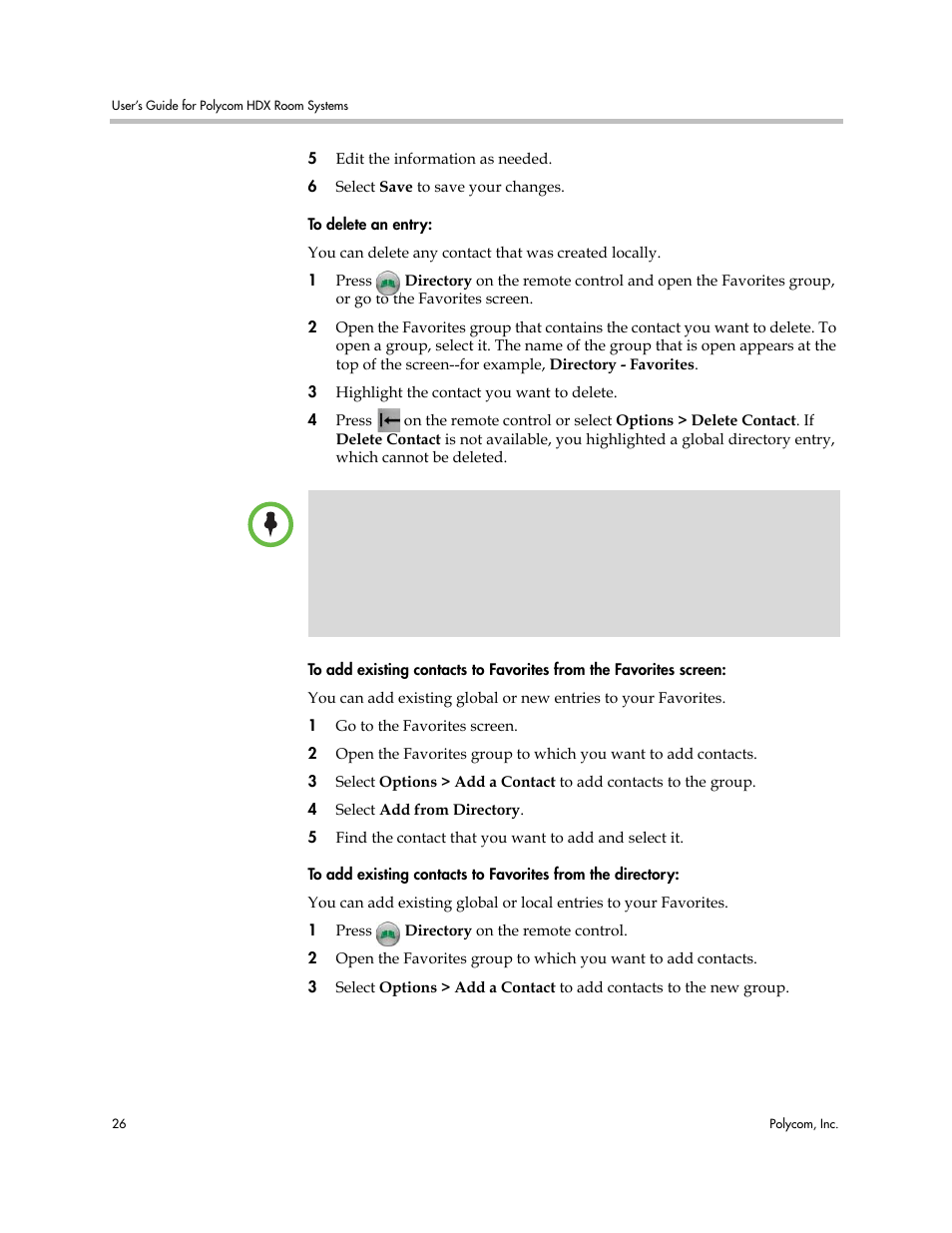 Polycom HDX User Manual | Page 30 / 49