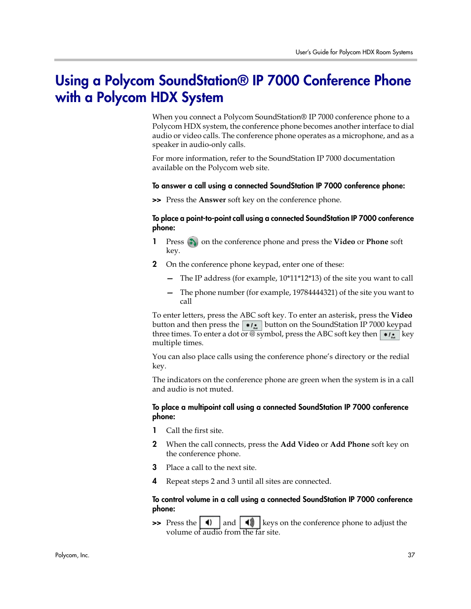 With a polycom hdx system | Polycom HDX User Manual | Page 41 / 49