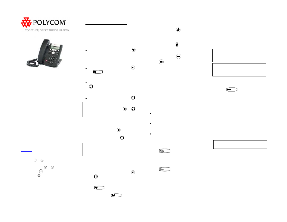 Polycom SoundPoint IP 1725-11240-001 User Manual | 2 pages