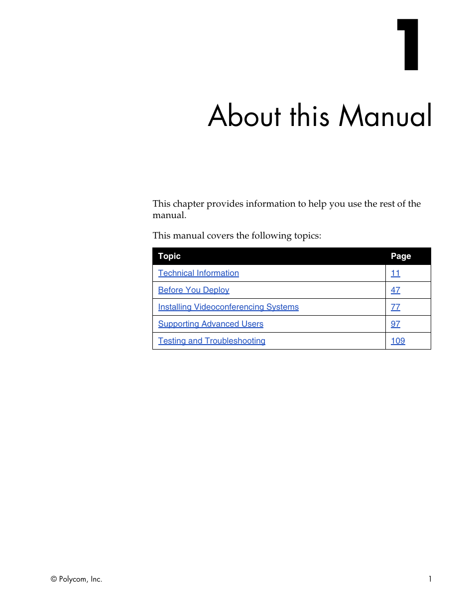 About this manual | Polycom ViewStation EX4000 User Manual | Page 11 / 150