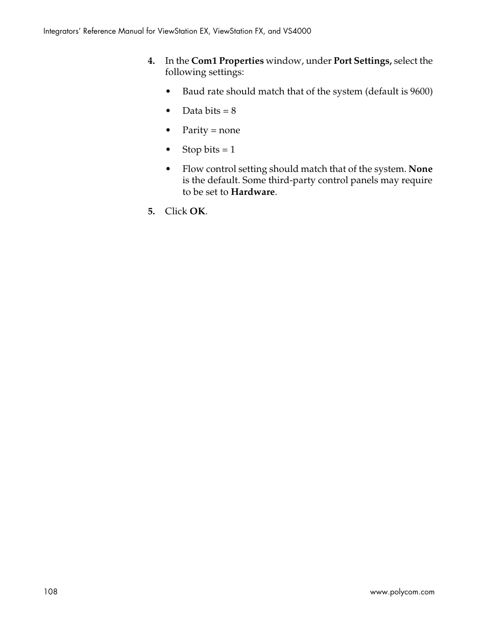 Polycom ViewStation EX4000 User Manual | Page 118 / 150