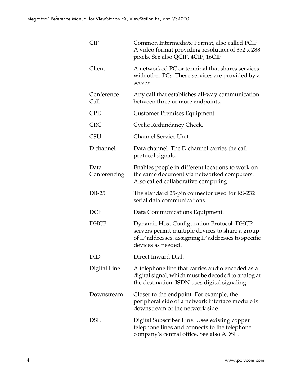 Polycom ViewStation EX4000 User Manual | Page 14 / 150