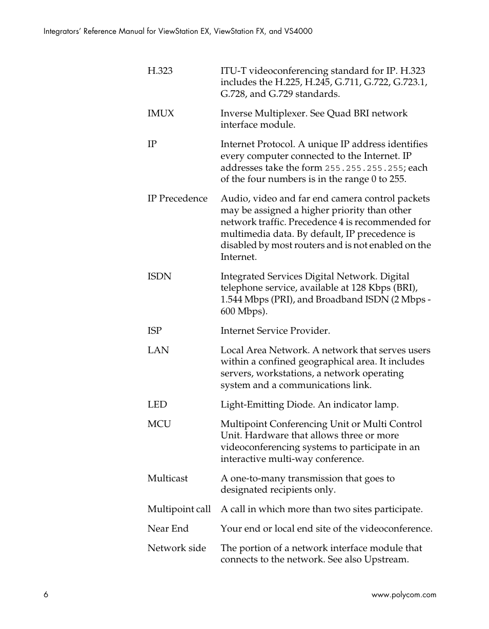 Polycom ViewStation EX4000 User Manual | Page 16 / 150