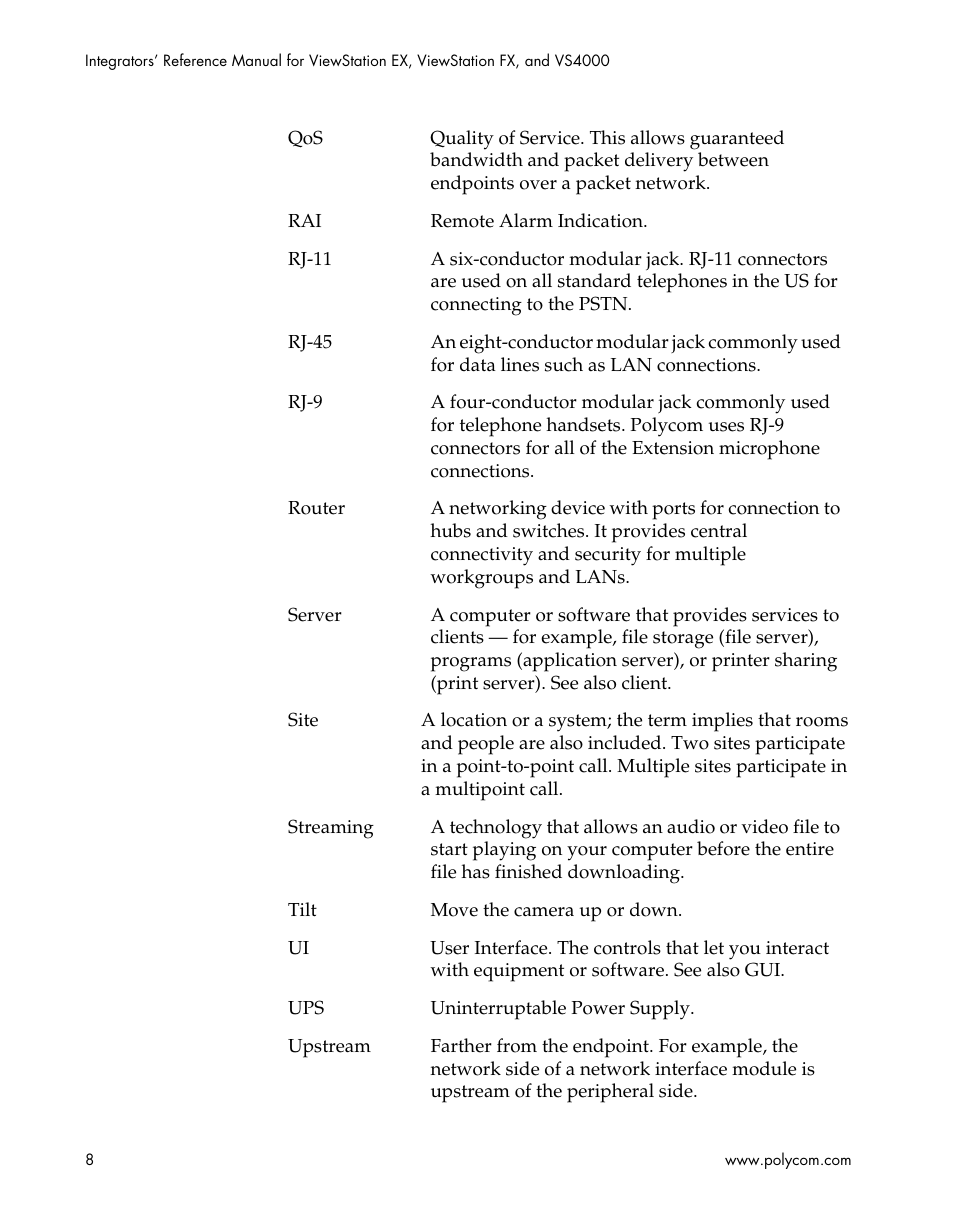 Polycom ViewStation EX4000 User Manual | Page 18 / 150