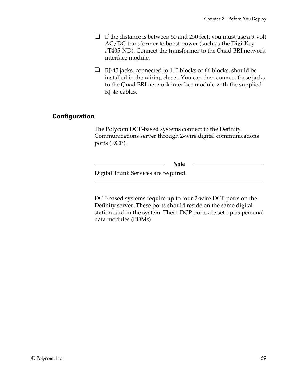 Configuration | Polycom ViewStation EX4000 User Manual | Page 79 / 150