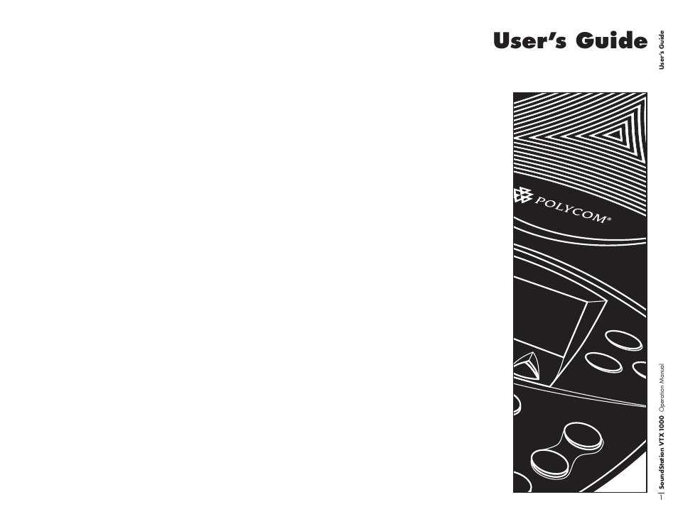 User’s guide | Polycom VTX1000 User Manual | Page 4 / 32