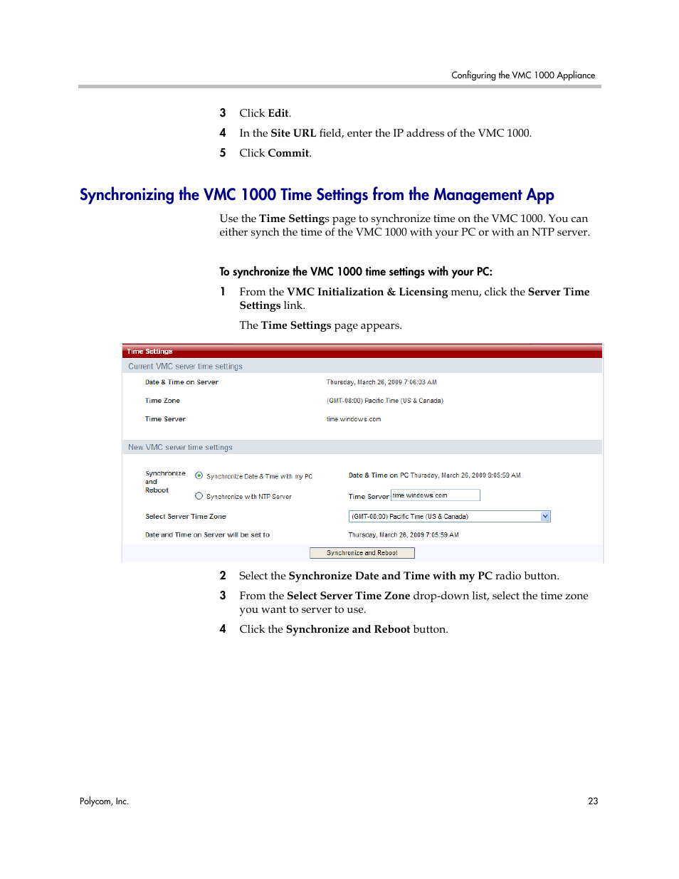 Polycom Video Media Center VMC 1000 User Manual | Page 27 / 38