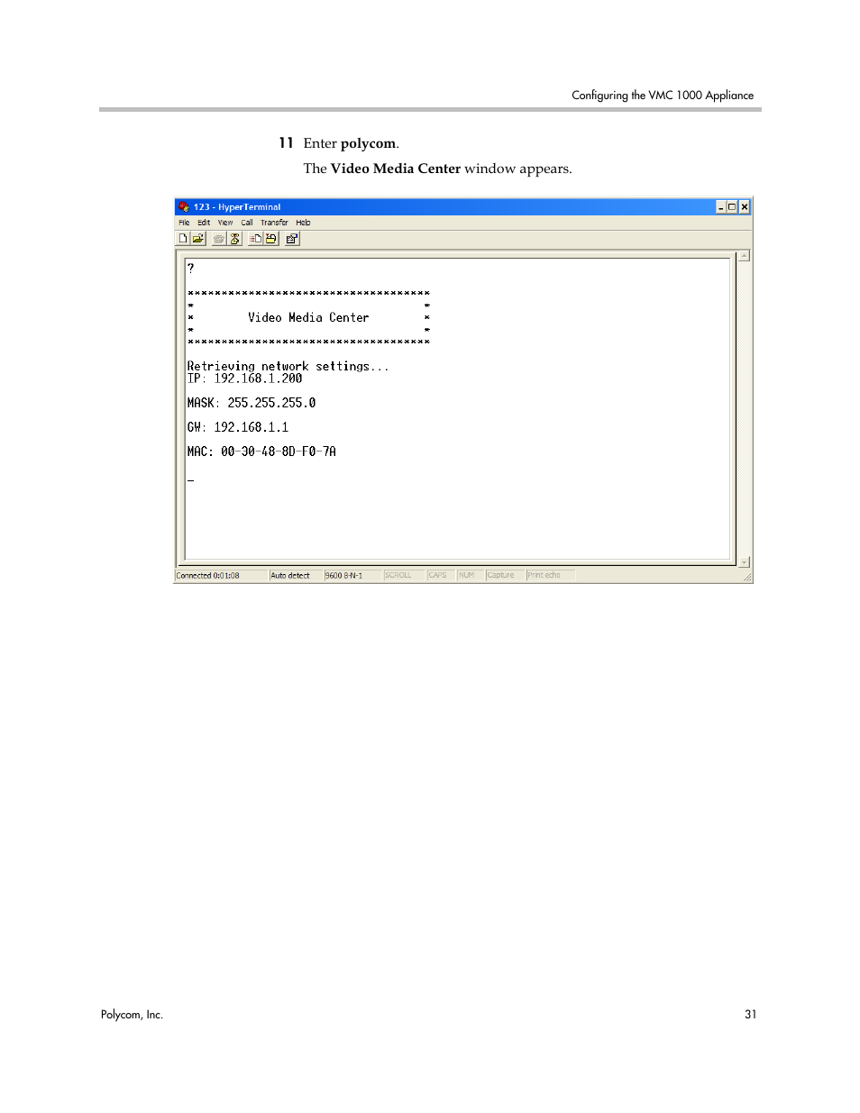 Polycom Video Media Center VMC 1000 User Manual | Page 35 / 38