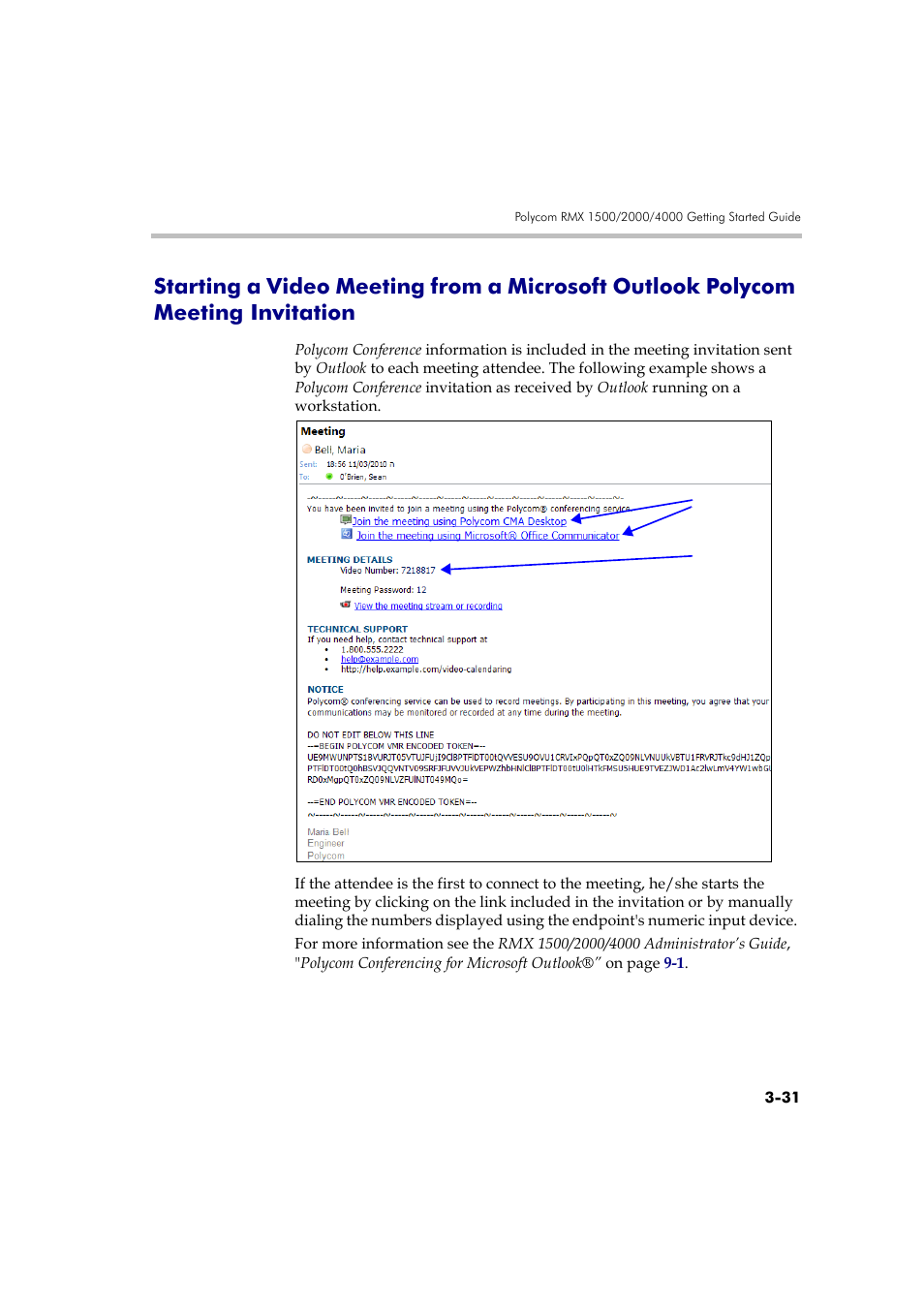 Meeting invitation -31 | Polycom DOC2560A User Manual | Page 109 / 188