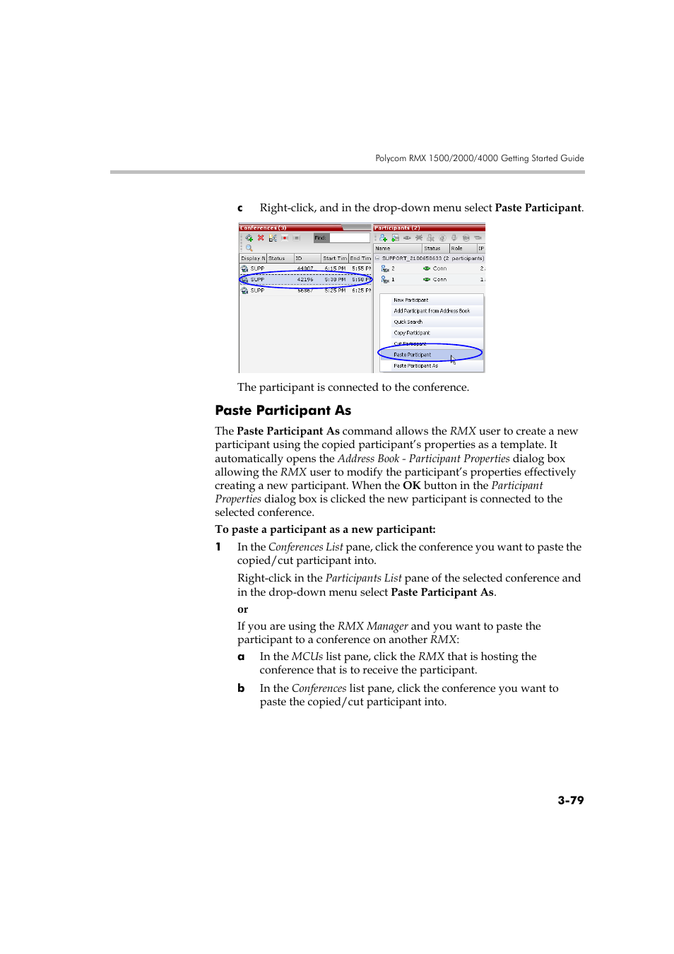 Paste participant as | Polycom DOC2560A User Manual | Page 157 / 188