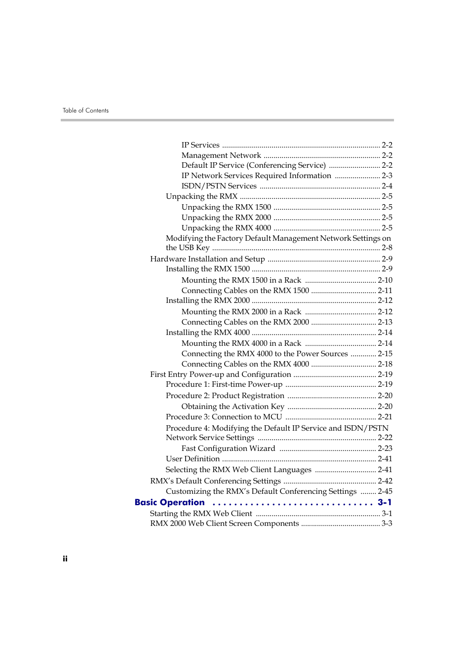 Polycom DOC2560A User Manual | Page 6 / 188