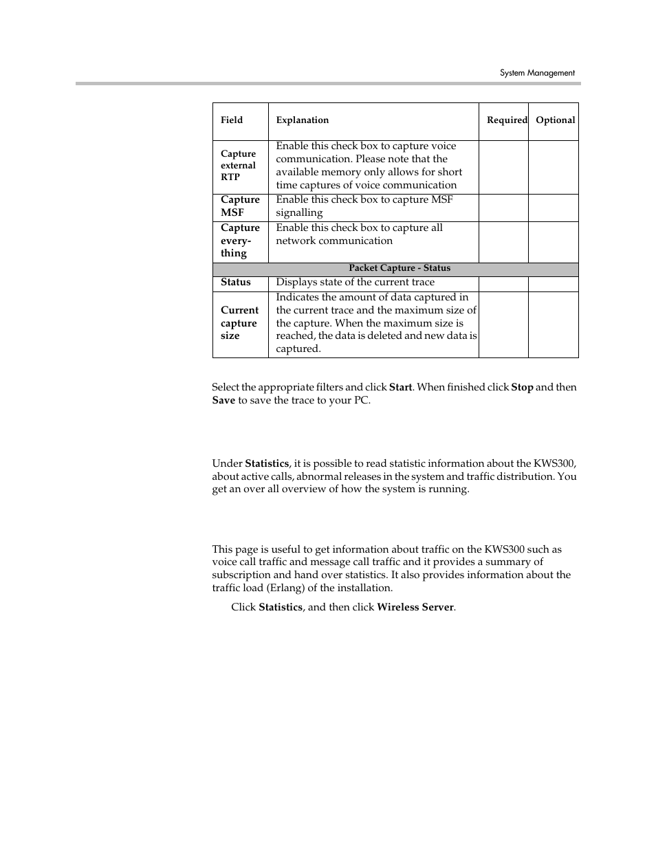 Reading statistics, Wireless server, Reading statistics –4 | Wireless server –4 | Polycom VoiceStation 300 User Manual | Page 39 / 60