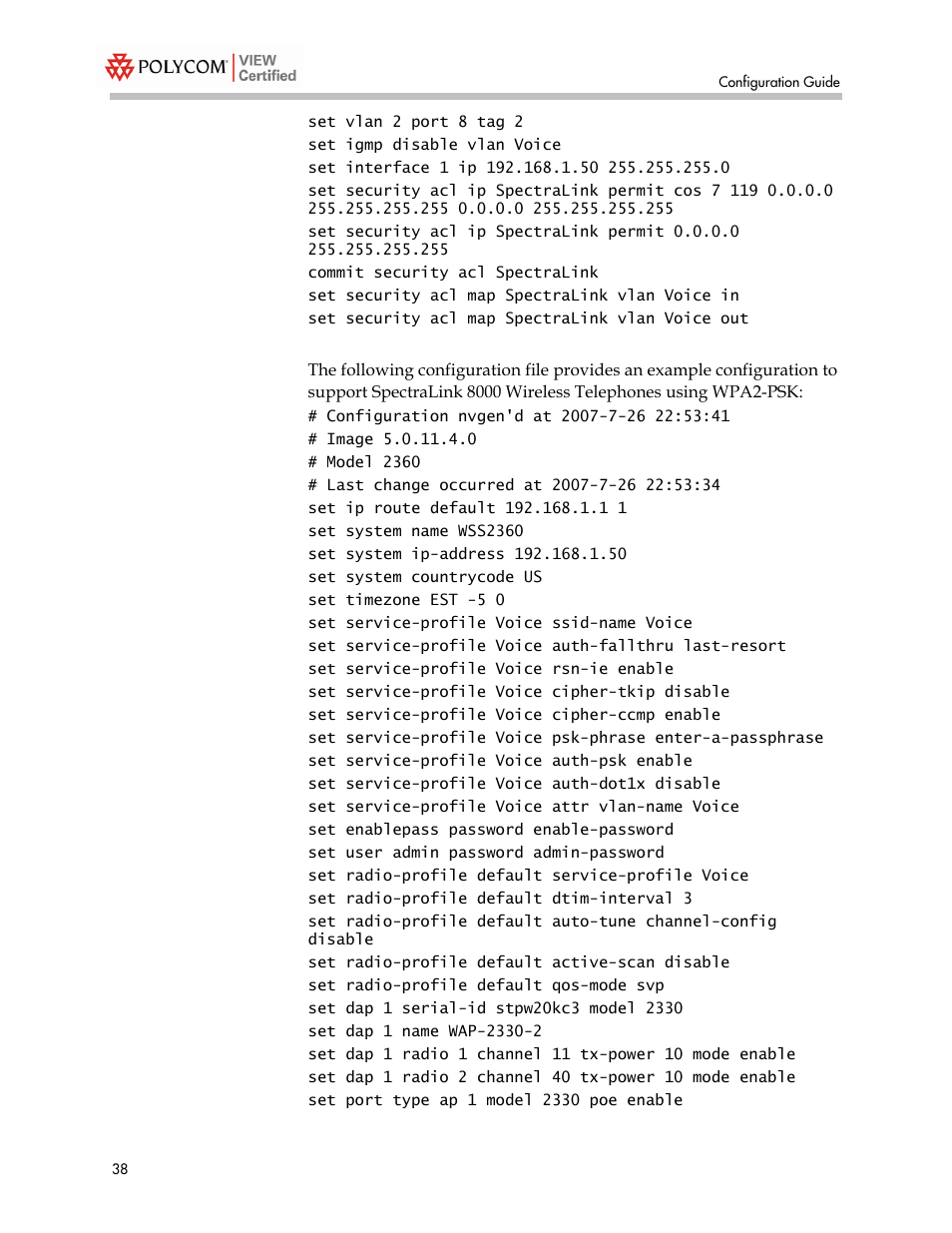 Polycom 2300 User Manual | Page 38 / 39