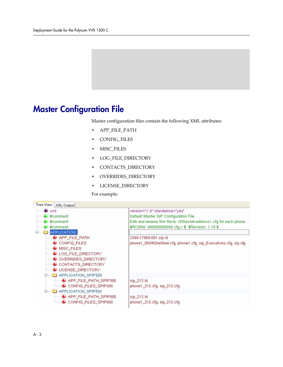 Master configuration file | Polycom VVX 1500 C User Manual | Page 40 / 52