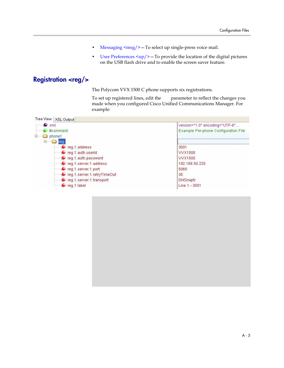 Registration <reg | Polycom VVX 1500 C User Manual | Page 43 / 52