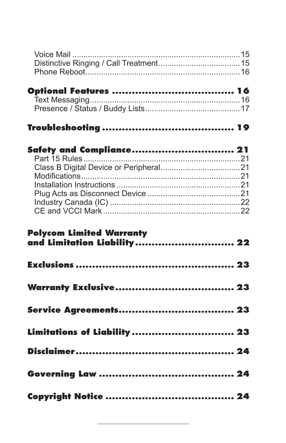 Polycom 301 User Manual | Page 3 / 29