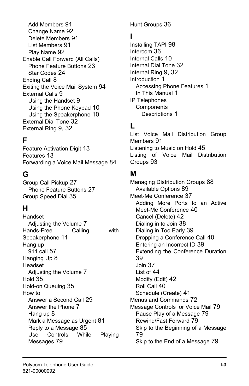 Polycom 400 User Manual | Page 126 / 132