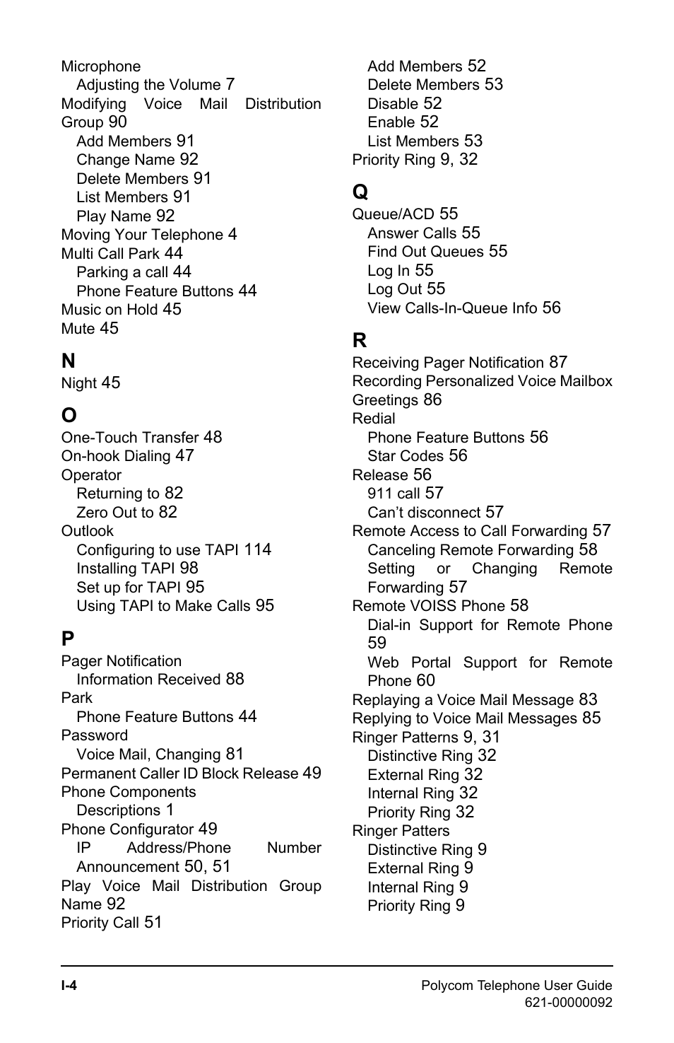 Polycom 400 User Manual | Page 127 / 132