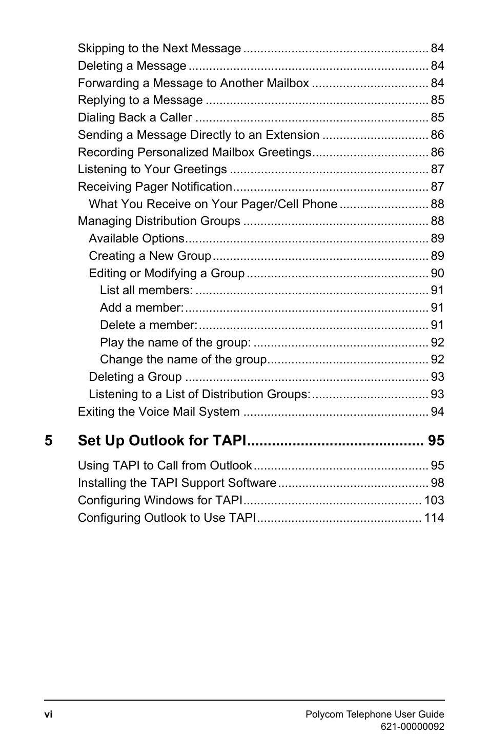 5set up outlook for tapi | Polycom 400 User Manual | Page 7 / 132