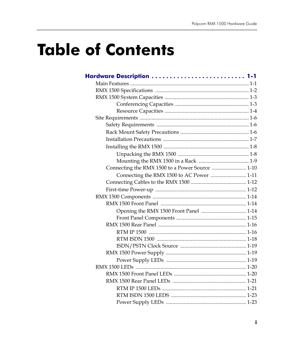 Polycom RMX DOC2557C User Manual | Page 3 / 33