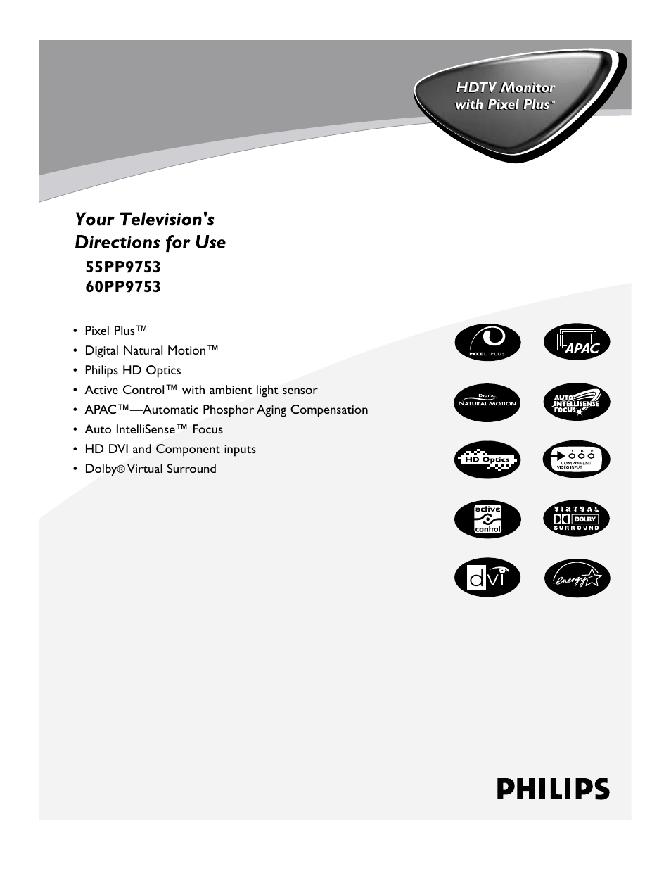 Polycom 55PP9753 User Manual | 80 pages