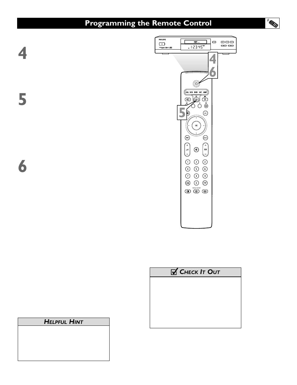 Programming the remote control | Polycom 55PP9753 User Manual | Page 21 / 80