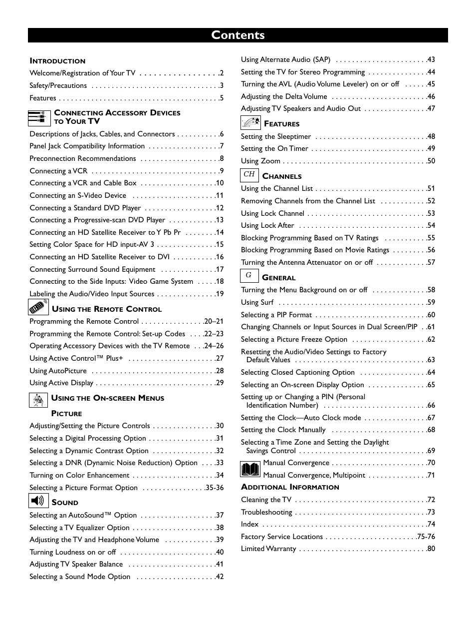 Polycom 55PP9753 User Manual | Page 4 / 80