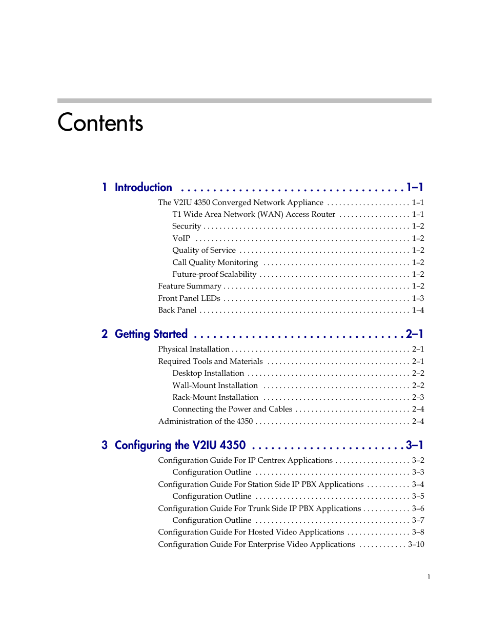 Polycom V2IU 4350 User Manual | Page 3 / 120