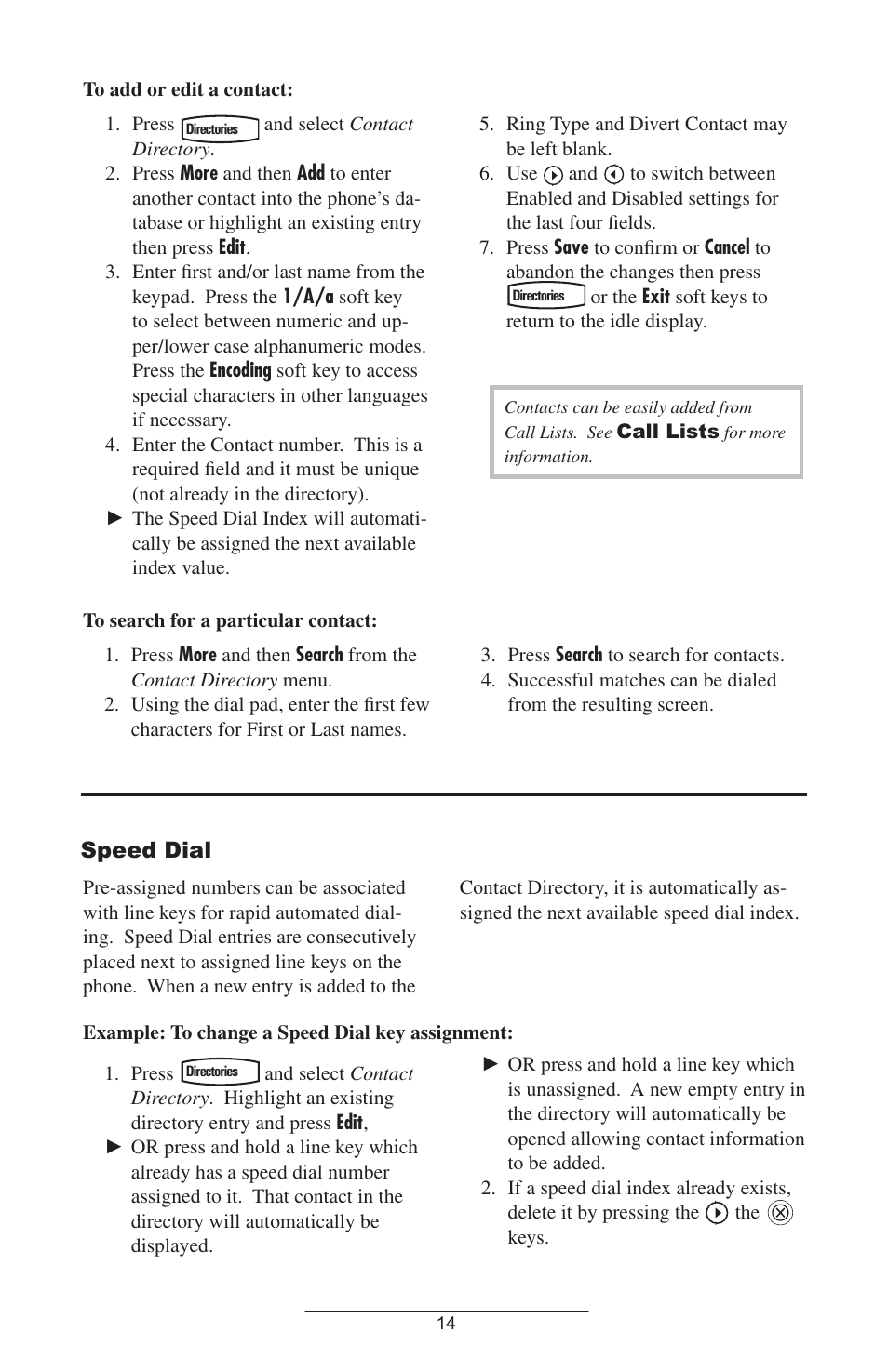 Speed dial | Polycom IP 600 User Manual | Page 17 / 36