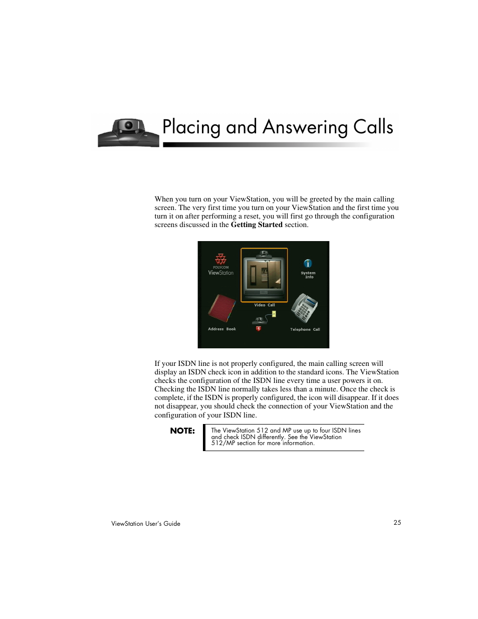 Placing and answering calls | Polycom Viewstation MP User Manual | Page 25 / 140