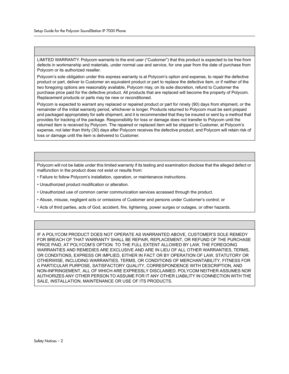 Polycom SoundStation IP 7000 User Manual | Page 34 / 38