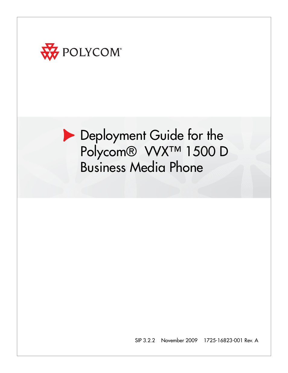 Polycom VVX 1500 D User Manual | 42 pages