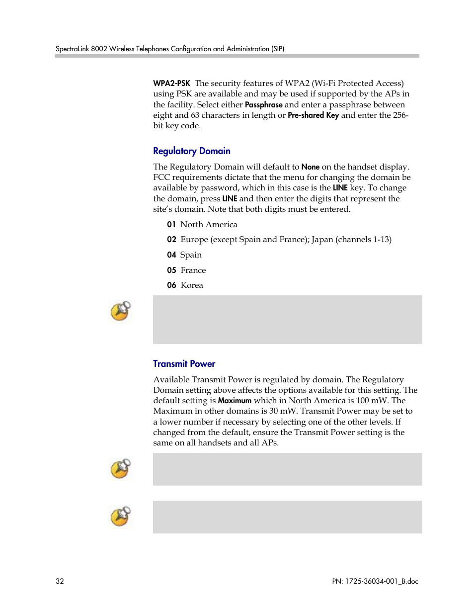 Polycom SpectraLink 1725-36034-001 User Manual | Page 32 / 99