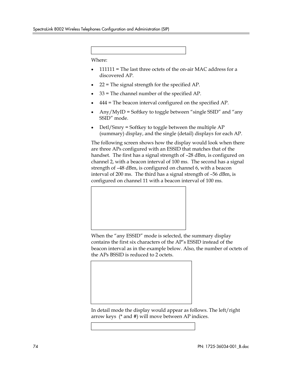 Polycom SpectraLink 1725-36034-001 User Manual | Page 74 / 99