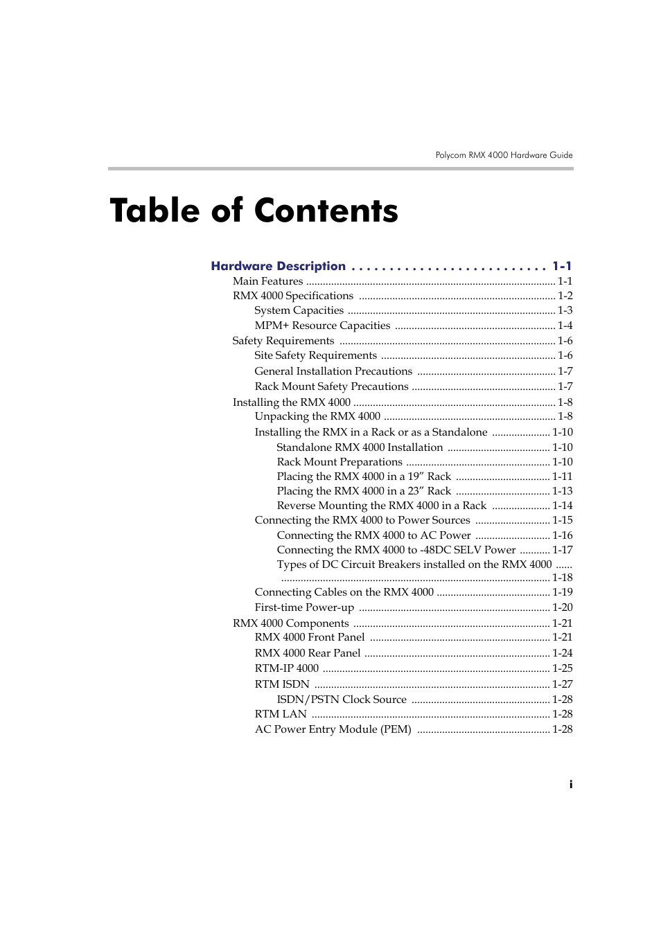 Polycom RMX DOC2548A User Manual | Page 5 / 60