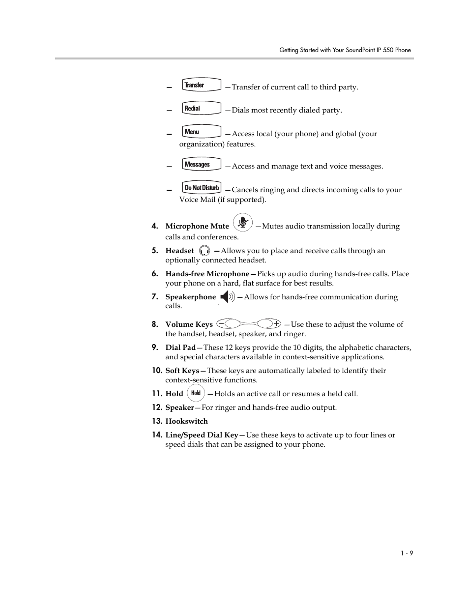 Polycom 550 User Manual | Page 17 / 90