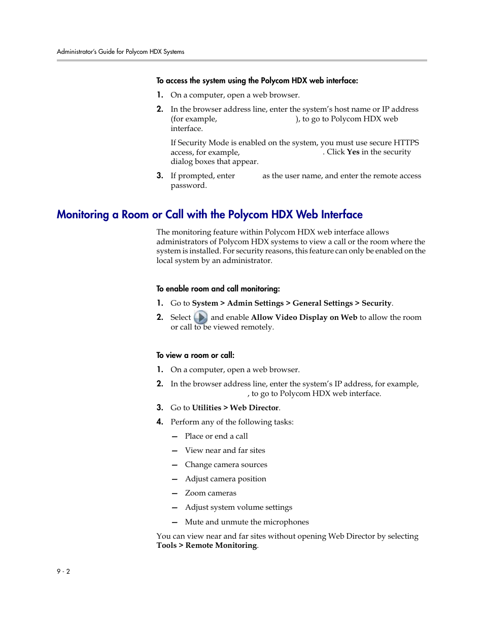 Polycom 1 User Manual | Page 110 / 194