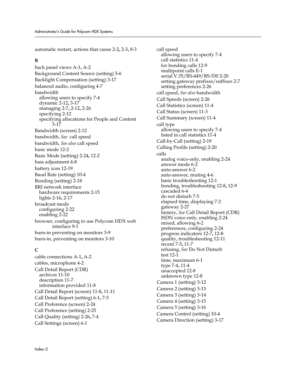 Polycom 1 User Manual | Page 182 / 194