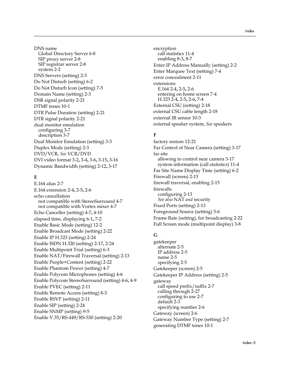Polycom 1 User Manual | Page 185 / 194